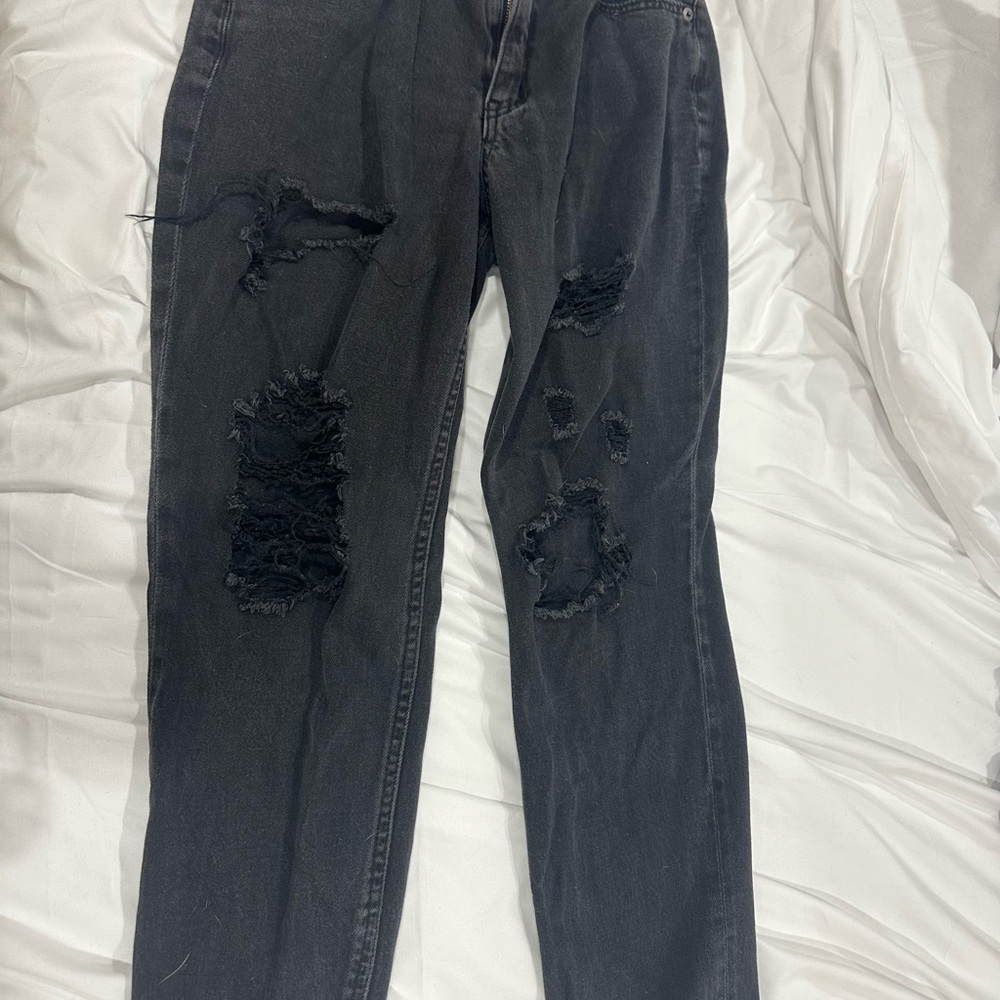 Women’s Aeropostale Distressed Black Jeans